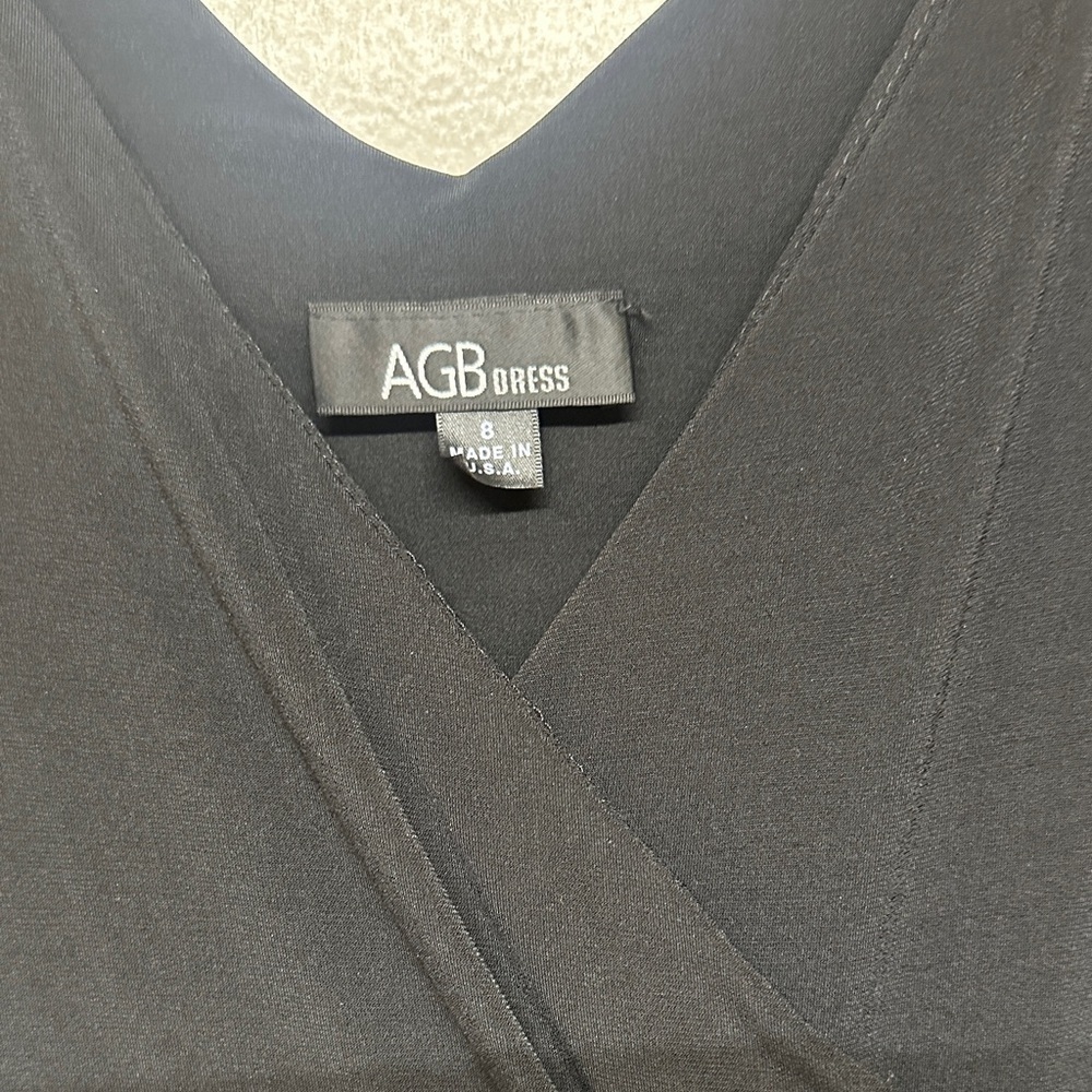 AGB Classic Black Midi Dress - Picture 2 of 9
